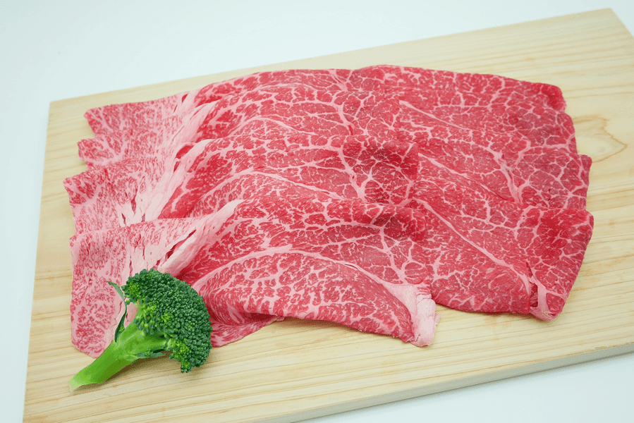 【直送】近江牛特上すき焼き用 400ｇ（モモ）（3点入）