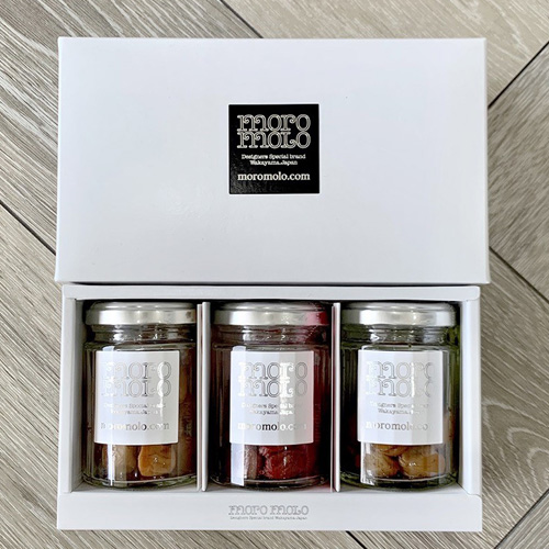moro molo　紀州小梅トリコセット（白干梅、紫蘇梅、蜂蜜梅）